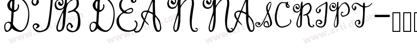DJB DEANNAscript字体转换